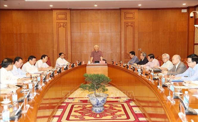 Thường trực Tiểu ban Văn kiện Đại hội XIII của Đảng họp phiên đầu tiên